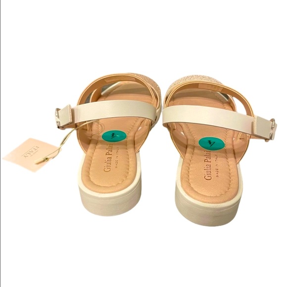 Double strap peep toe sandals size 4 - Picture 3 of 5